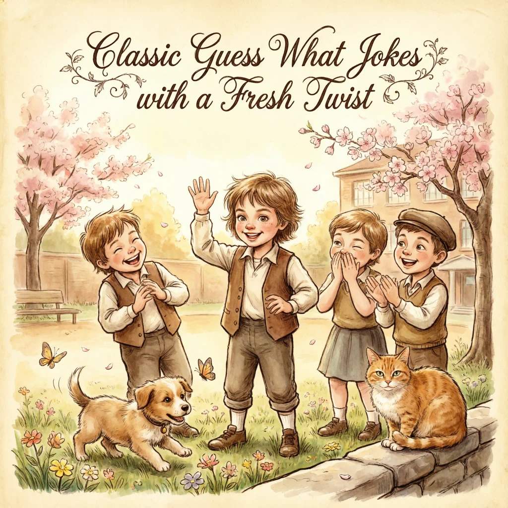 Classic Guess What Jokes with a Fresh Twist