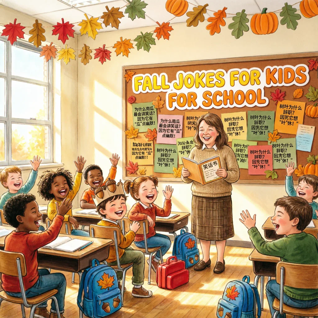 Fall Jokes for Kids for School