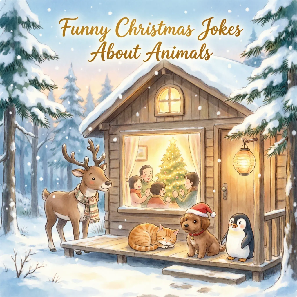 Funny Christmas Jokes About Animals
