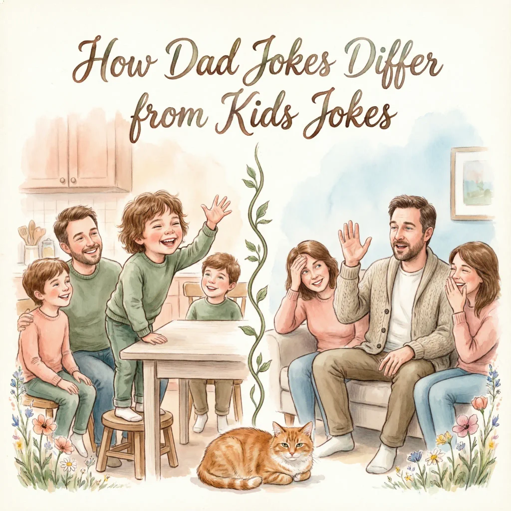How Dad Jokes Differ from Kids Jokes
