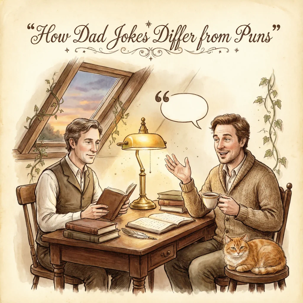 How Dad Jokes Differ from Puns