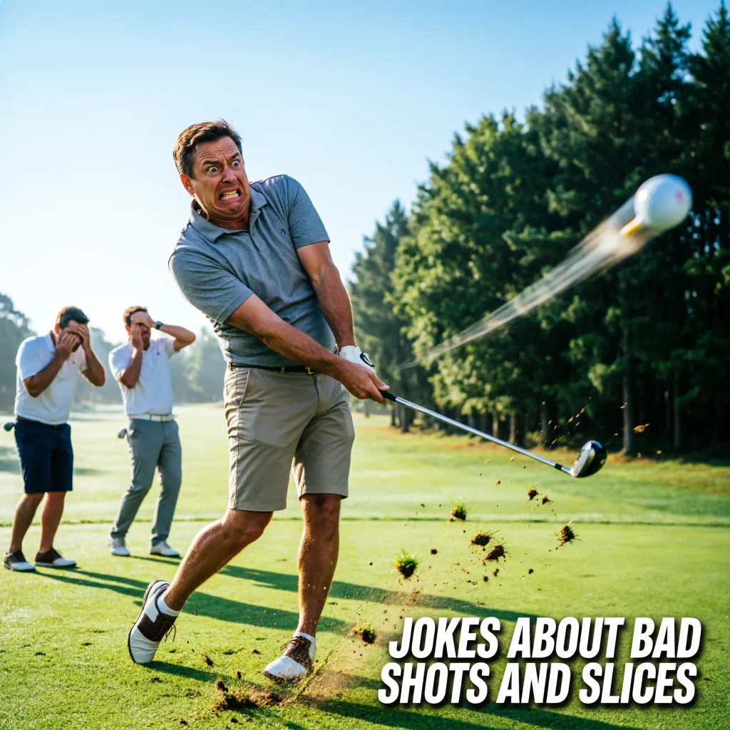 Jokes About Bad Shots and Slices
