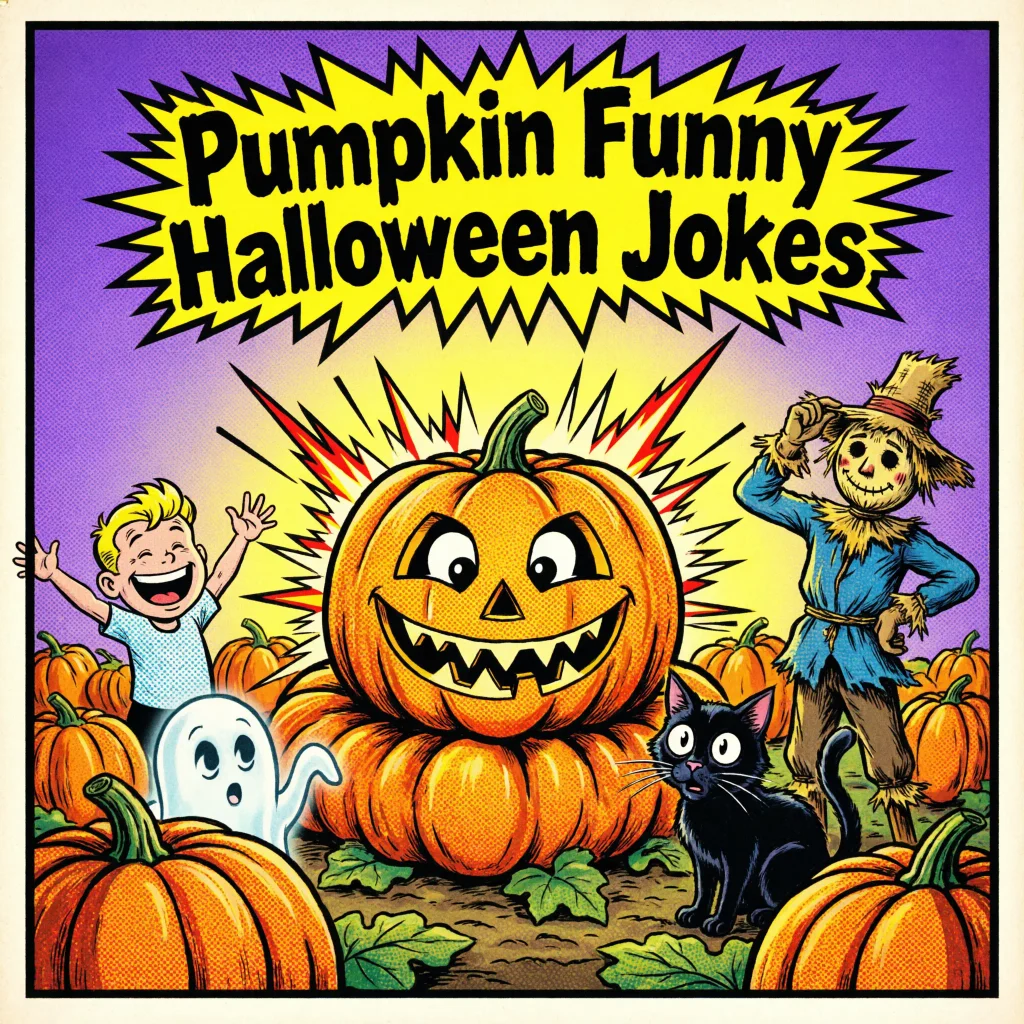 Pumpkin Funny Halloween Jokes