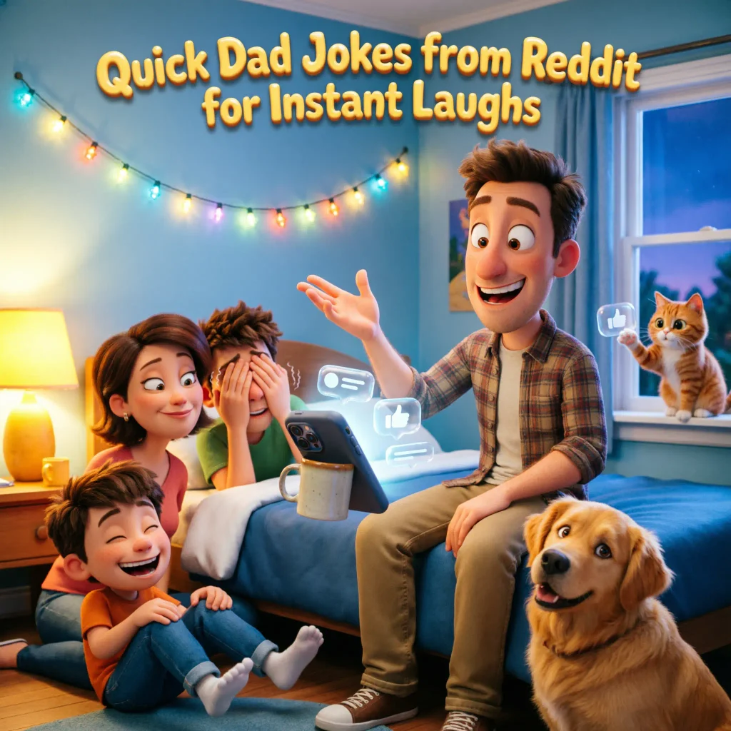 Quick Dad Jokes from Reddit for Instant Laughs