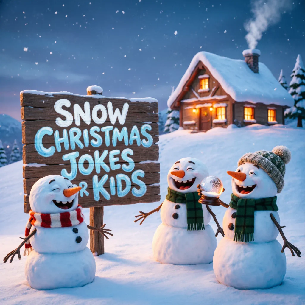Snow Christmas Jokes for Kids