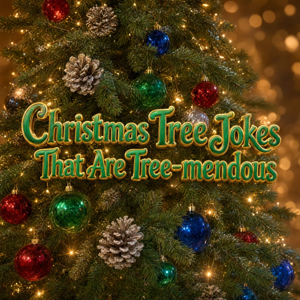Christmas Tree Jokes That Are Tree-mendous