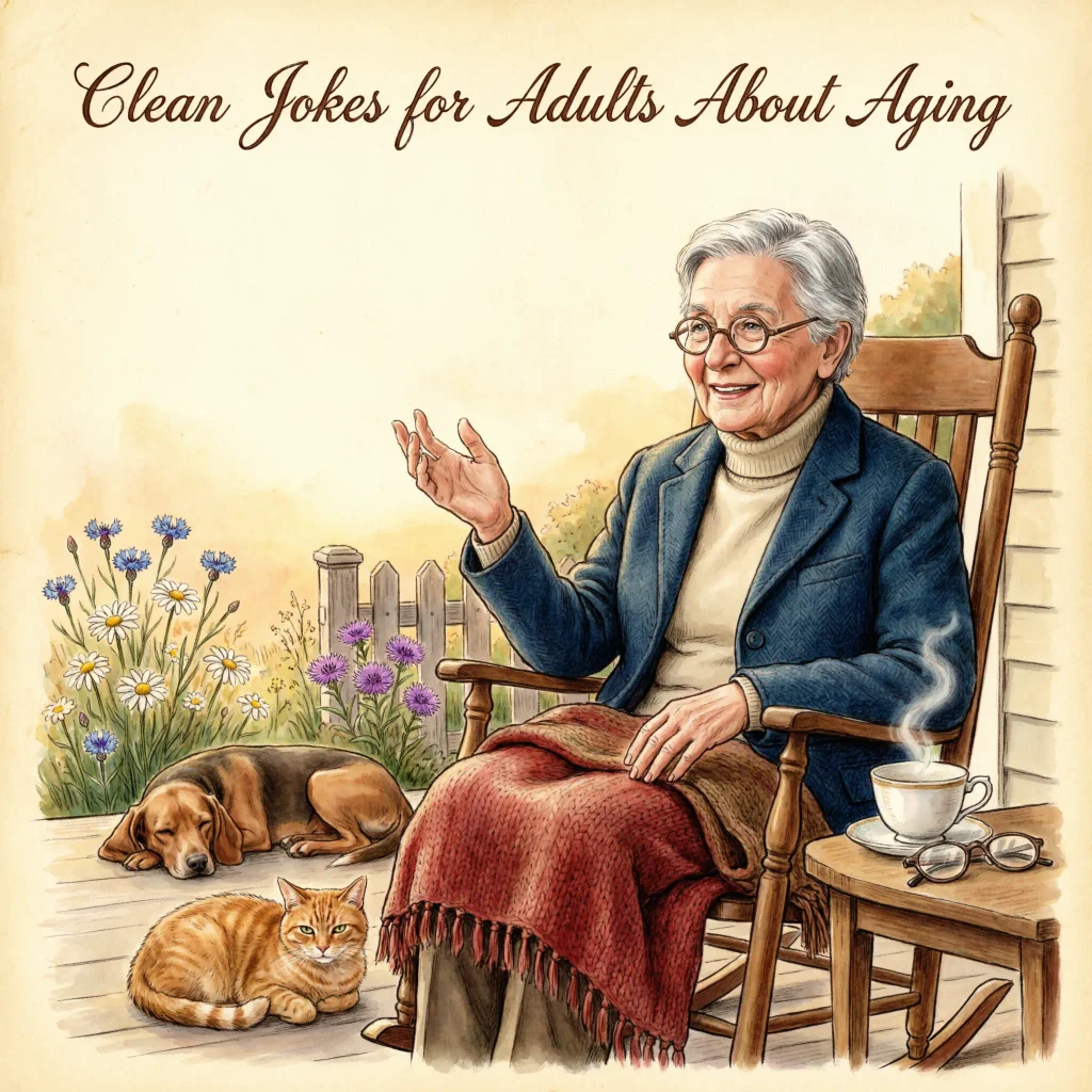 Clean Jokes for Adults About Aging