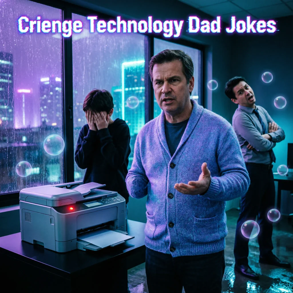 Cringe Technology Dad Jokes