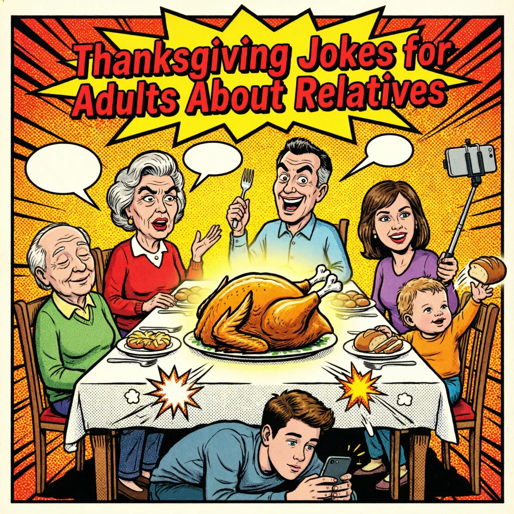 Thanksgiving Jokes for Adults About Relatives